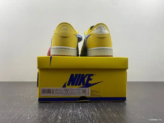 Cheap Kickmax Canary Travis Scott OG Air Jordan DZ4137-700 1 x Low 0504